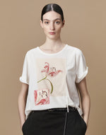 Load image into Gallery viewer, Hope pink floral t-shirt
