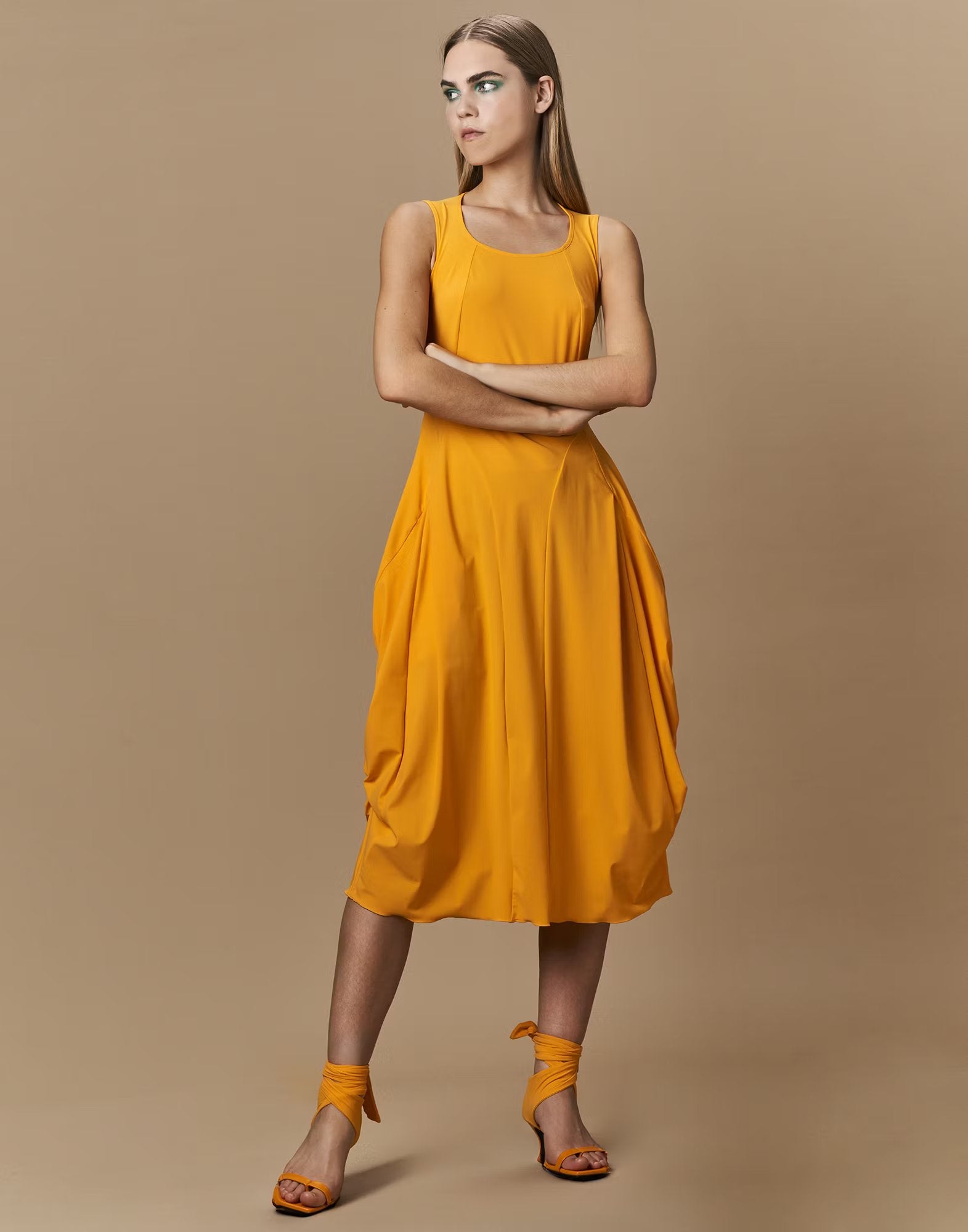 At length yellow dress