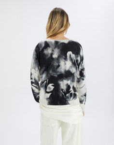 Cecilia black and white sweater