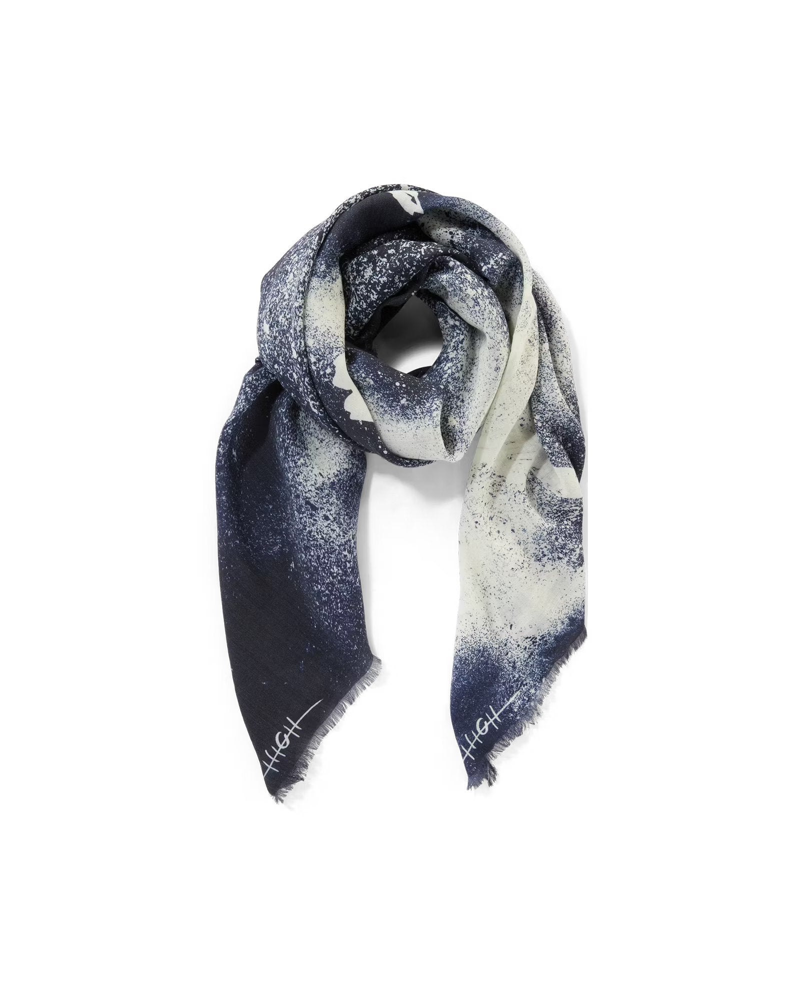 Chirp navy scarf