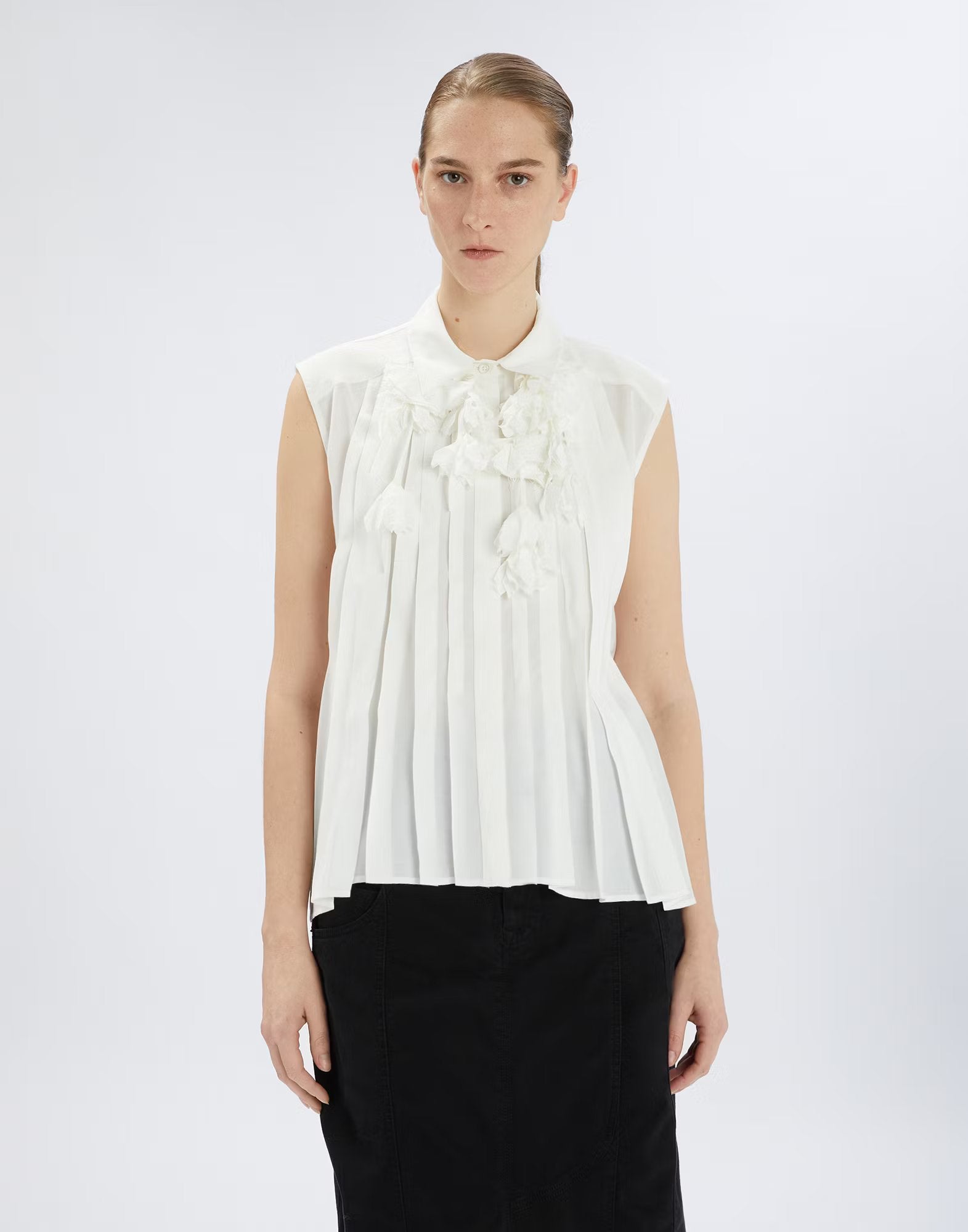 Doodle white top