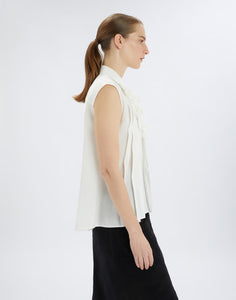 Doodle white top
