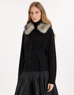 Load image into Gallery viewer, Flick black cardigan
