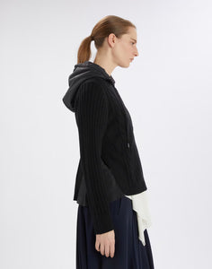 Freize black cardigan
