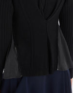 Load image into Gallery viewer, Freize black cardigan
