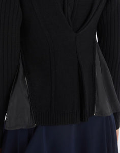 Freize black cardigan