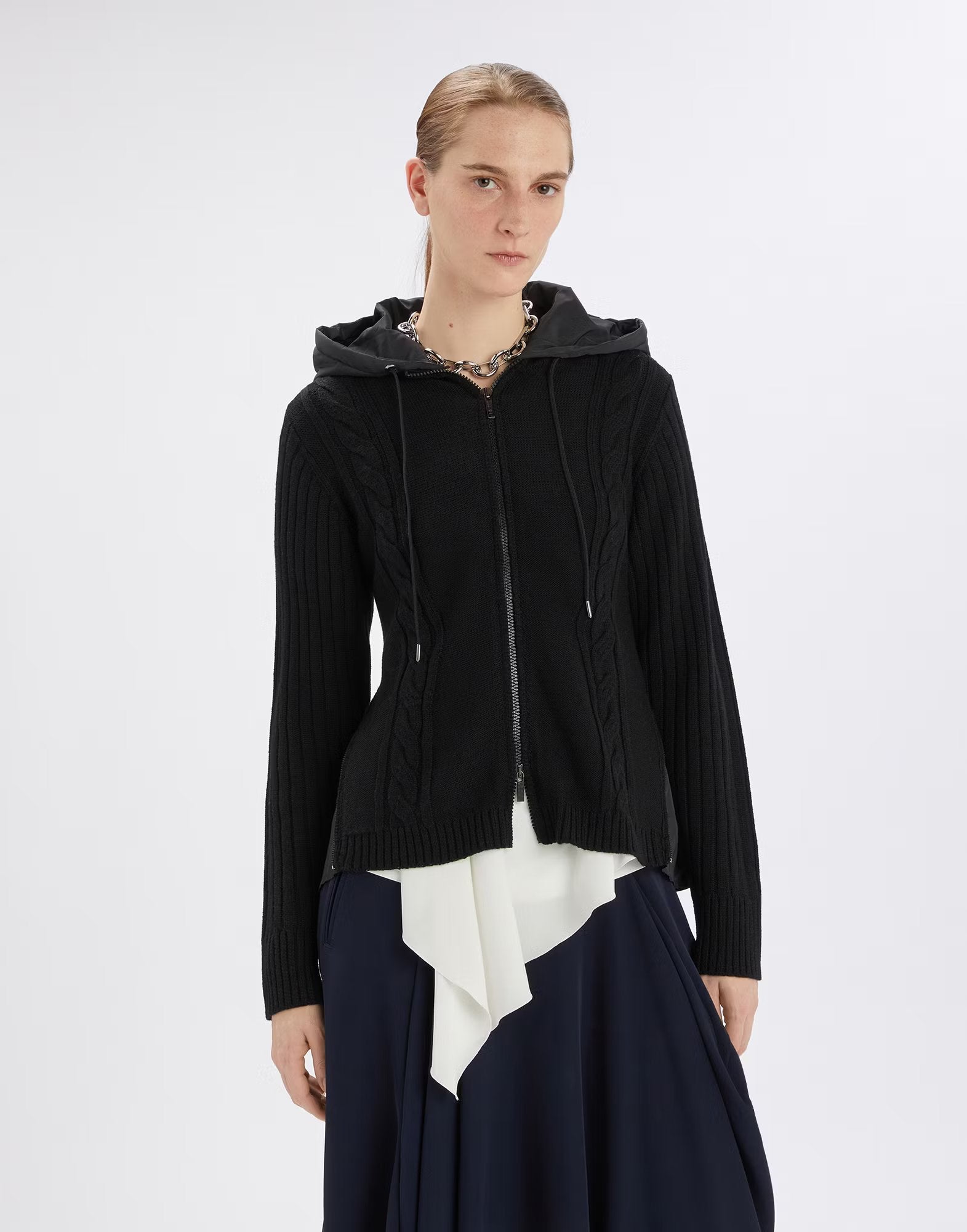 Freize black cardigan