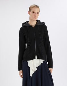 Freize black cardigan