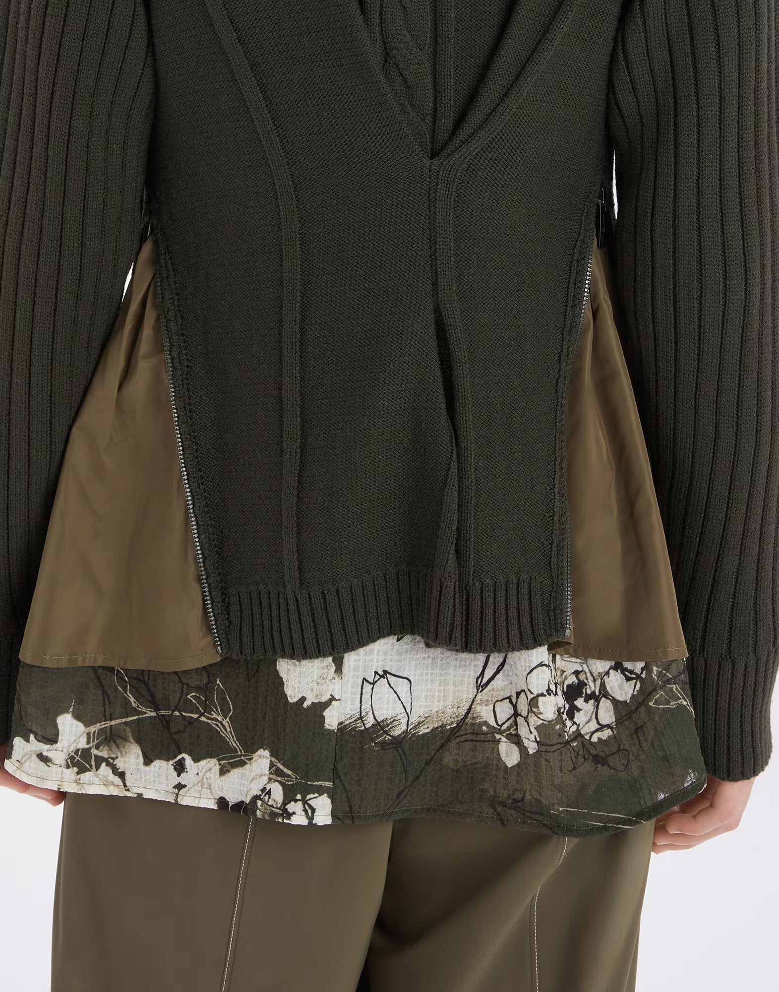 Freize green cardigan