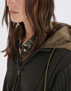 Freize green cardigan