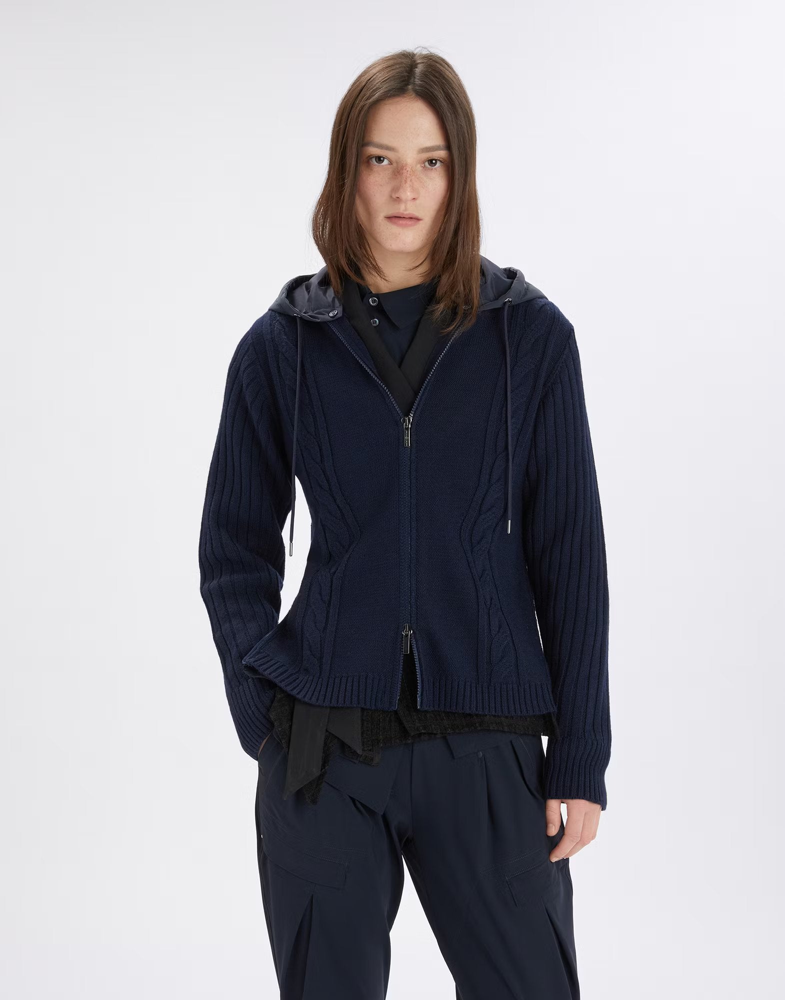 Freize navy cardigan