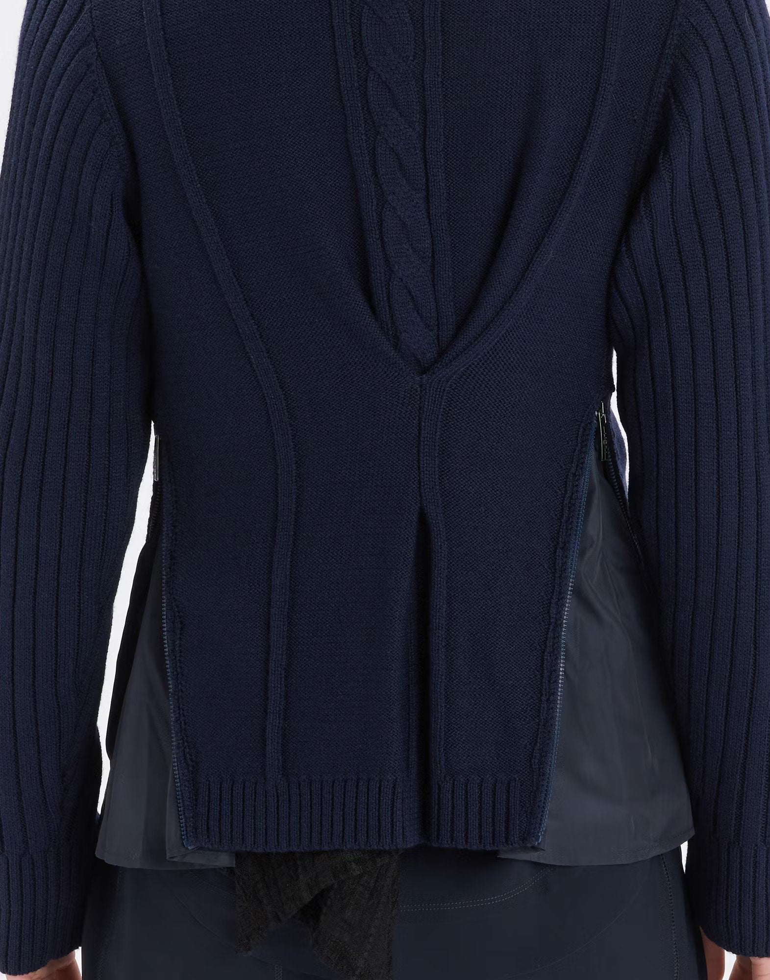 Freize navy cardigan