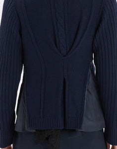 Freize navy cardigan