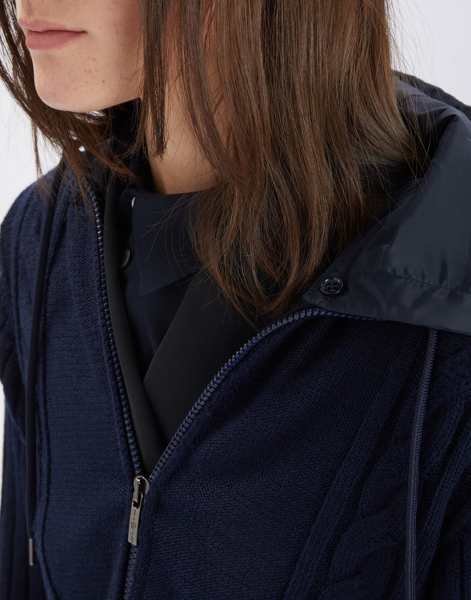 Freize navy cardigan