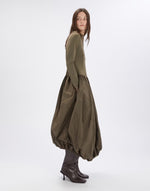 Load image into Gallery viewer, Grid green dress
