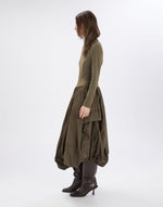 Load image into Gallery viewer, Grid green dress
