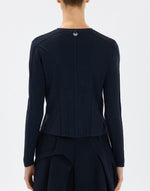 Load image into Gallery viewer, Guipure navy cardigan
