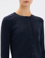 Load image into Gallery viewer, Guipure navy cardigan
