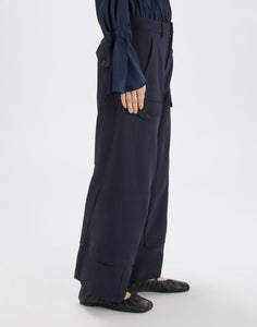 Lurk navy trousers