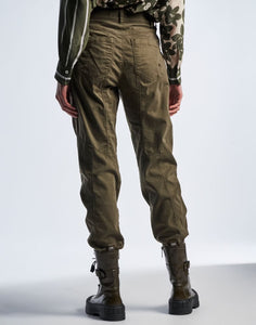 Pulsate army green trousers