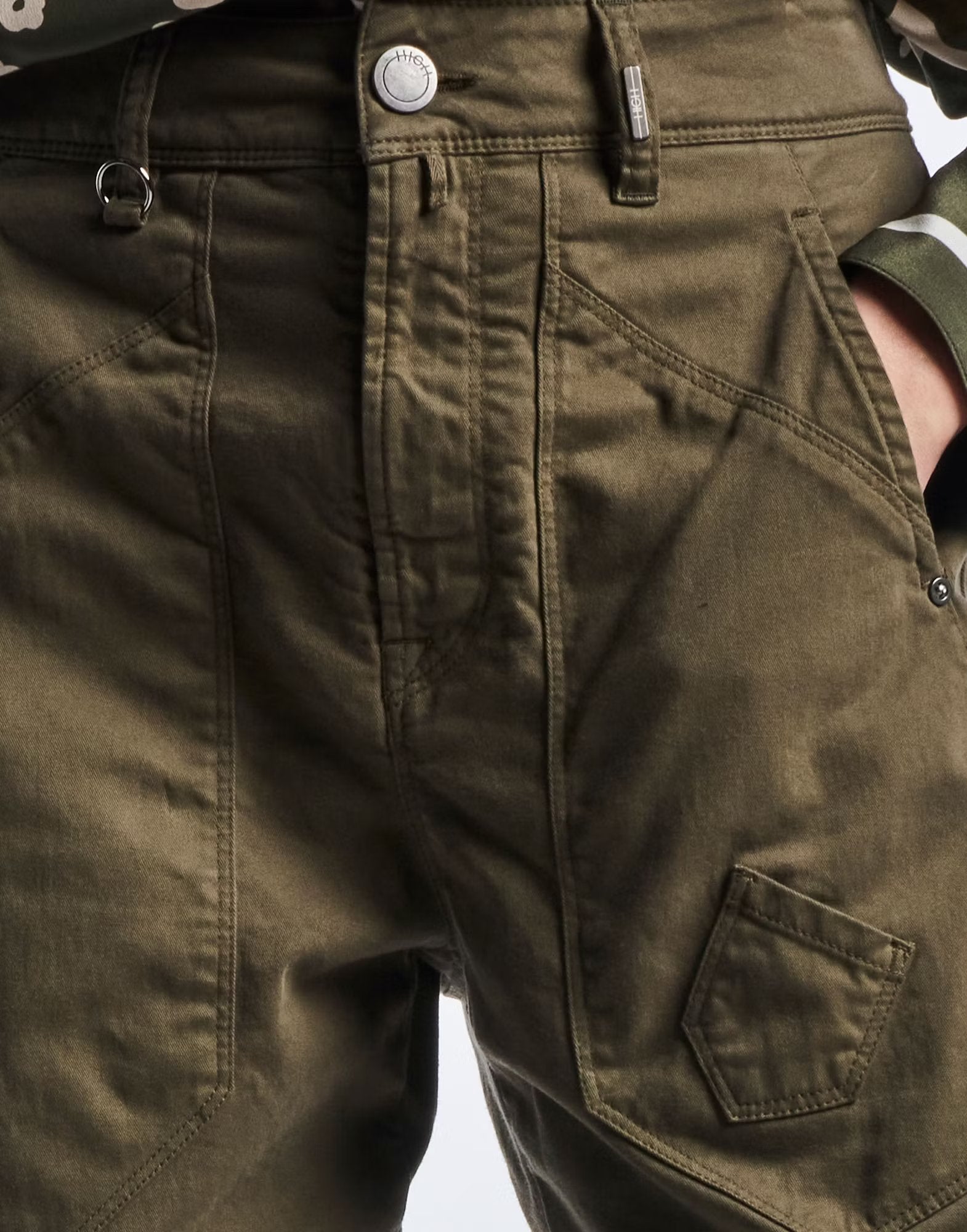 Pulsate army green trousers