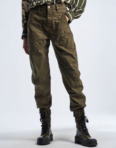 Pulsate army green trousers