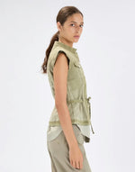 Load image into Gallery viewer, Raise up sleeveless jacket
