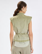 Load image into Gallery viewer, Raise up sleeveless jacket

