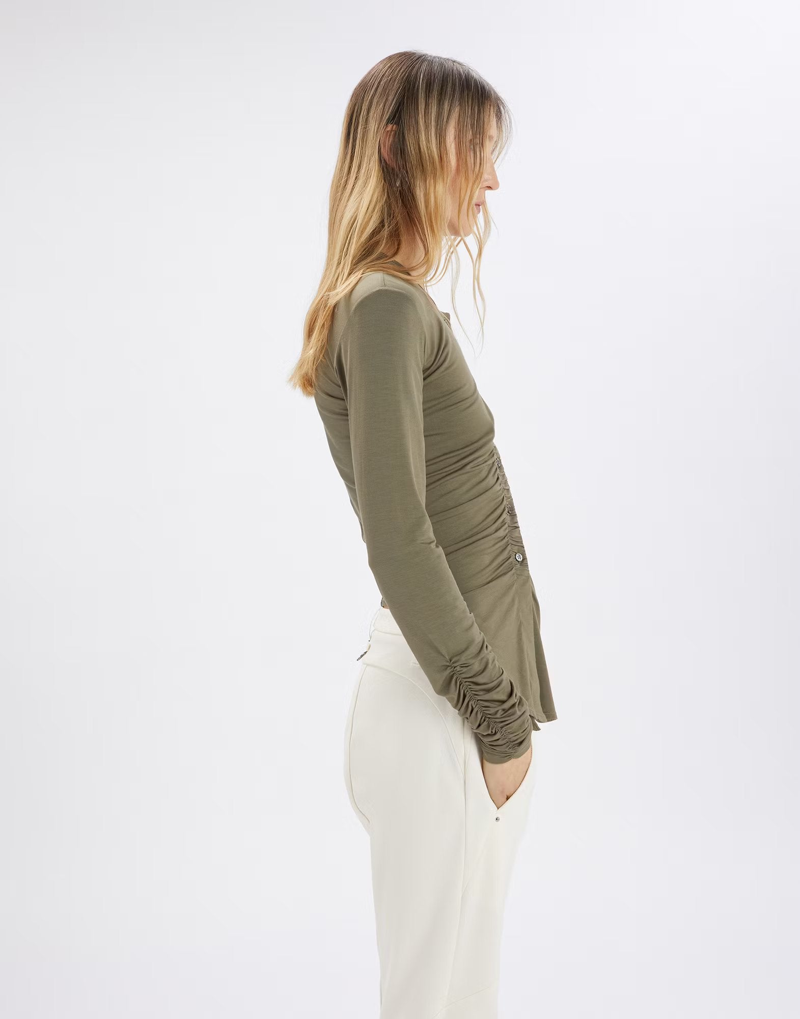 Sashai green cardigan