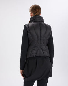 Spiffy black padded vest