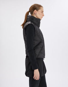 Spiffy black padded vest