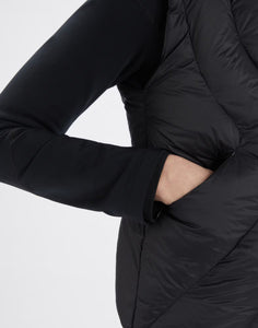 Spiffy black padded vest