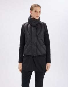 Spiffy black padded vest