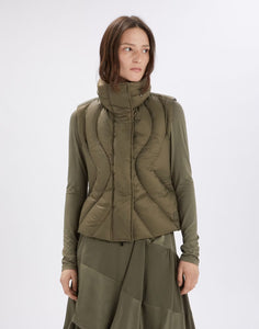 Spiffy green padded vest