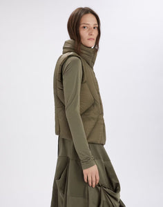 Spiffy green padded vest