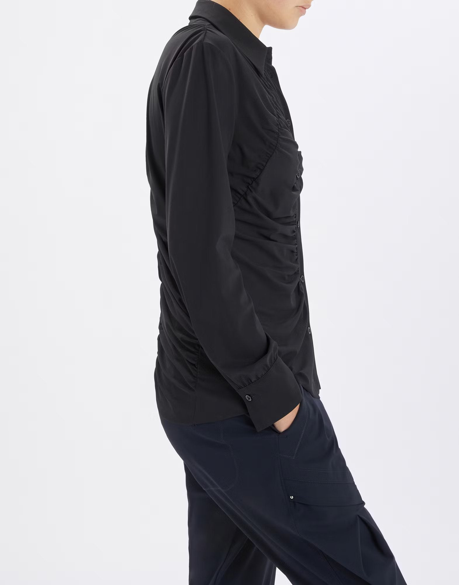Tether black shirt