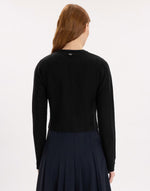 Load image into Gallery viewer, Tophat black cardigan
