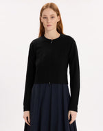 Load image into Gallery viewer, Tophat black cardigan
