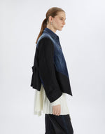 Load image into Gallery viewer, Urchin black denim and wool jacket
