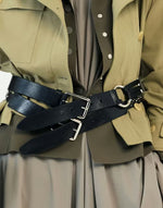Load image into Gallery viewer, Wayfare black belt

